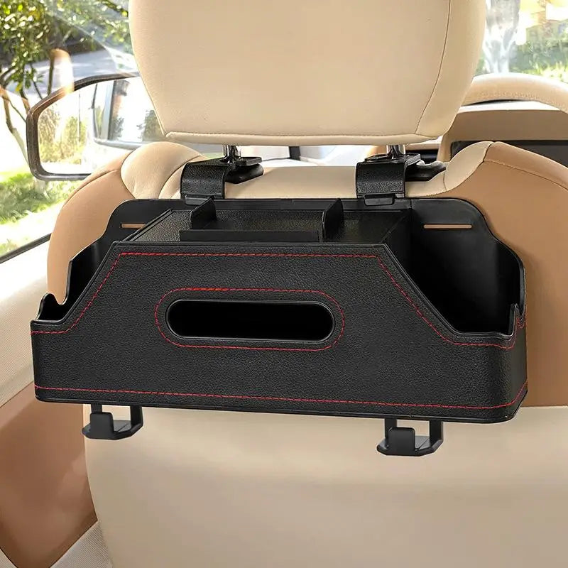 Sturdy Auto Organizer 1 Car Multifunctional Back Seat Storage Box Qme A6
