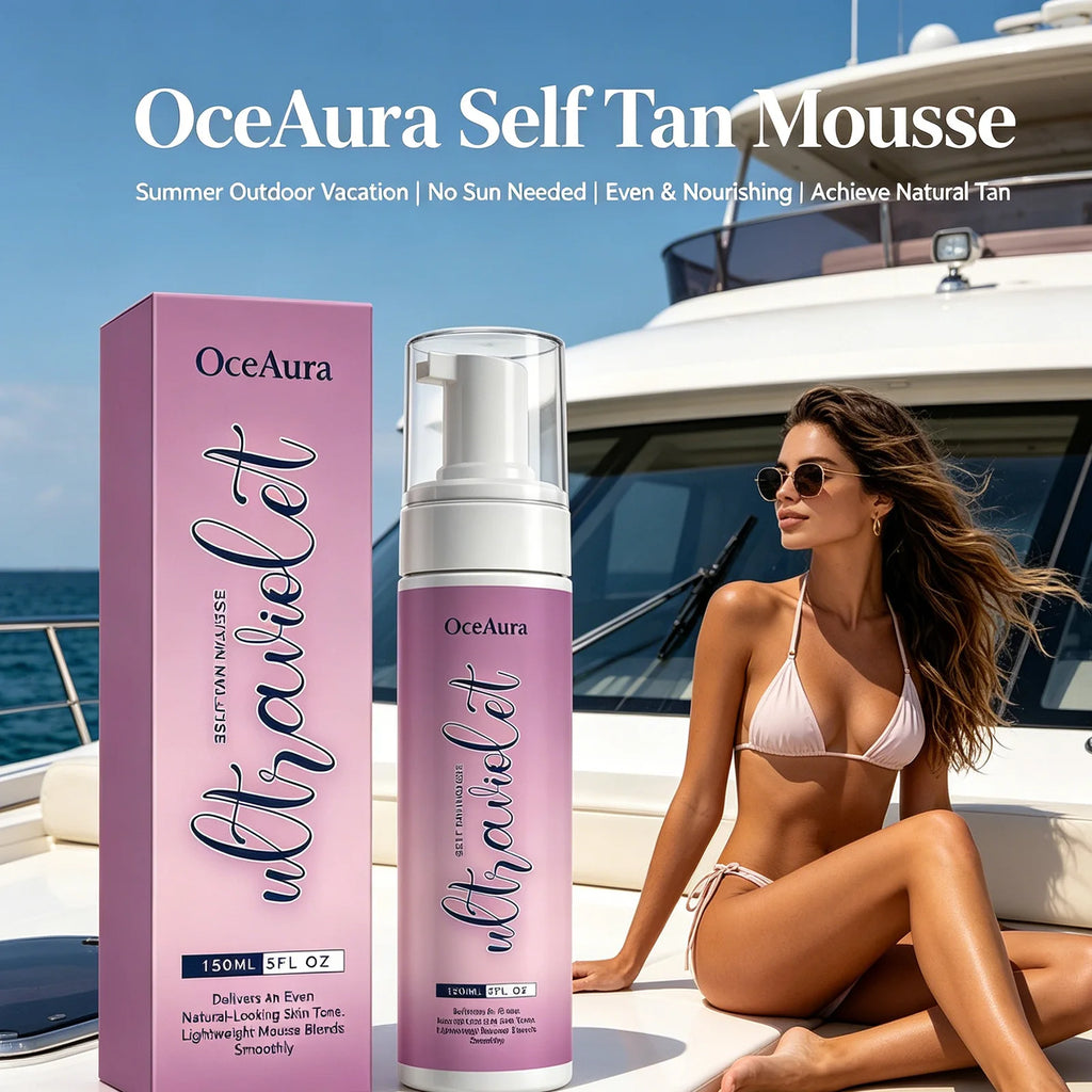 Body Self Tanning Mousse Sunless Tanning Lasting Skin Tone Repair Sunburn Sun Protection Bronzer Dark Wheat Body Self Tan Cream Qme