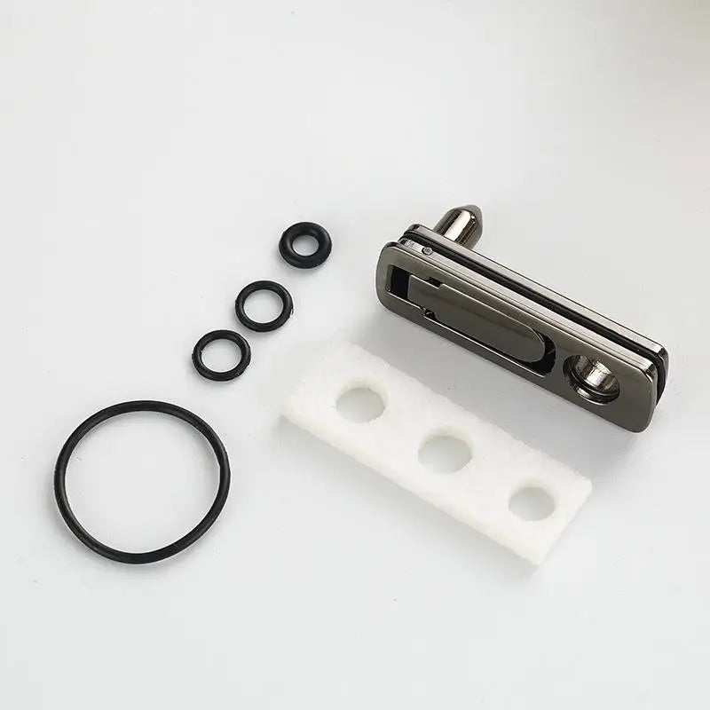 Sealing Metal Lighter Sealing Metal Cotton Base For Zip Lighter Regular Inner Liner Modified Base Cotton Reduce Volatilization. Qme Black
