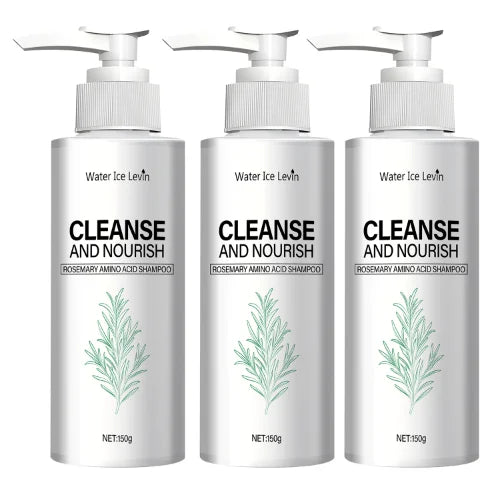 Rosemary Amino Acid Shampoo - Cleanses & Nourishes with Ginger Root Extract for Soft, Shiny Hair Qme Shine Enhancing