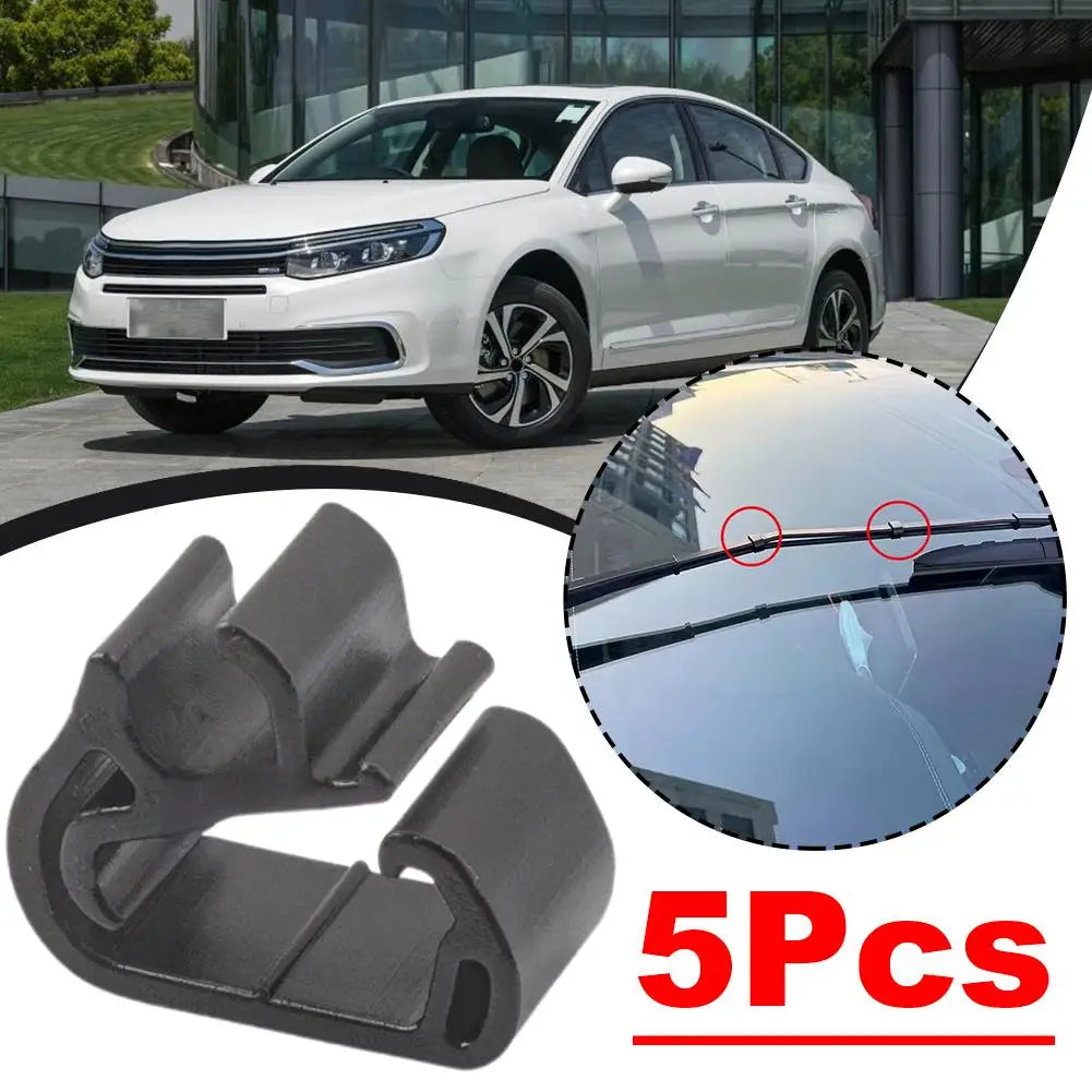 5pcs Wiper Arm Spray Pipe Clamp Buckle For Peugeot 3008 (P84) 5008 (P87) 408x for Citroen C5 Aircross C5x Accessories Qme