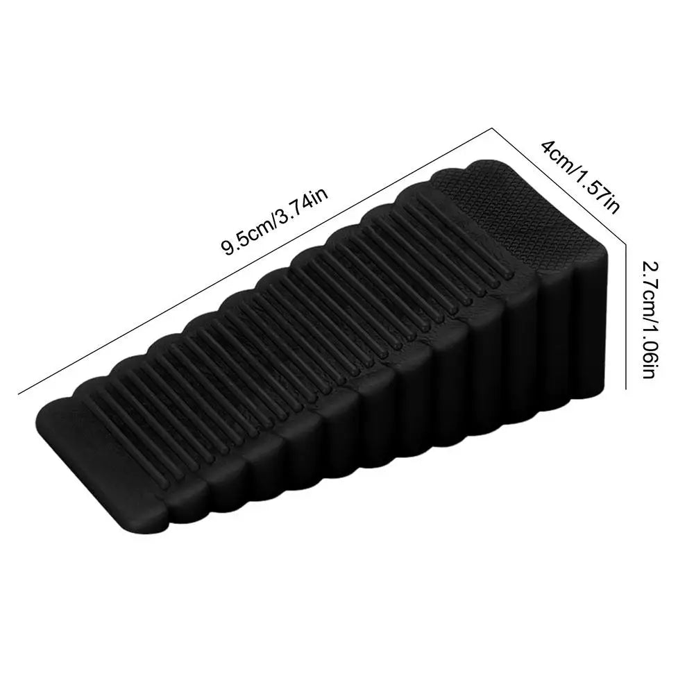 Safety Silicone Door Stop Stoppers Block Wedge Doorstops Door Stopper Home Office Door Rear Retainer Anti-collision Stop Qme L
