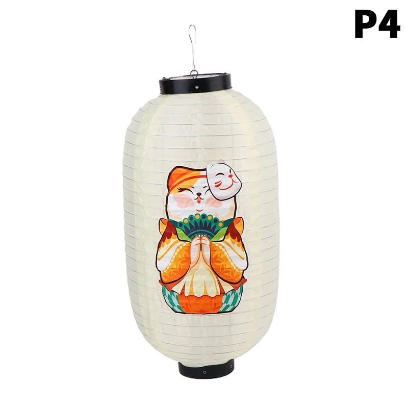 Japanese Lantern Cloth Party Decorative Lanterns Sushi Restaurant Qme P4
