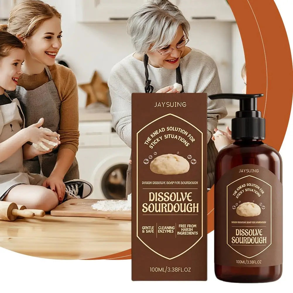 Dough Cleaner Removes Stubborn Reduces Need Scrubbing Soaking Kitchen Qme