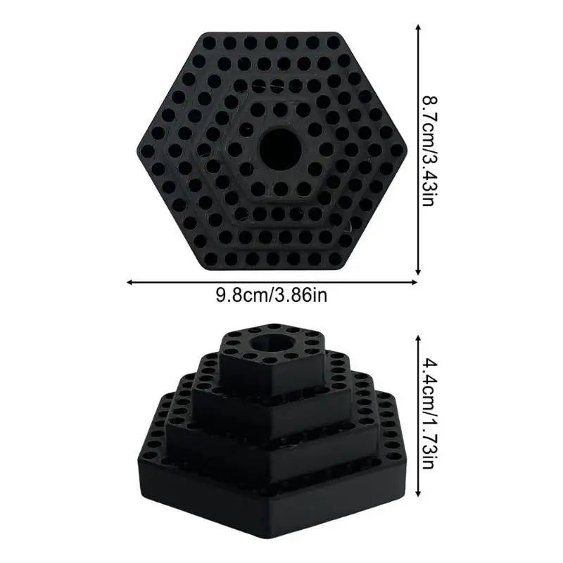 Drill Bit Storage Screwdriver Bits Holder Hex Shank Organiser Box Qme A2