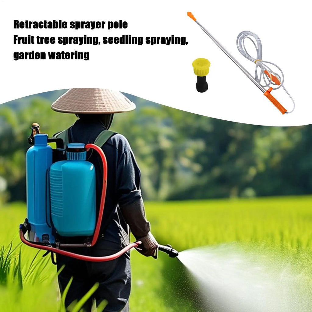 Sprayer Wand Telescopic Gardening Sprayer Rod Gardening Tools 19.6-98.4In Agricultural Sprayer Wand Wand Sprayer Accessories for Qme