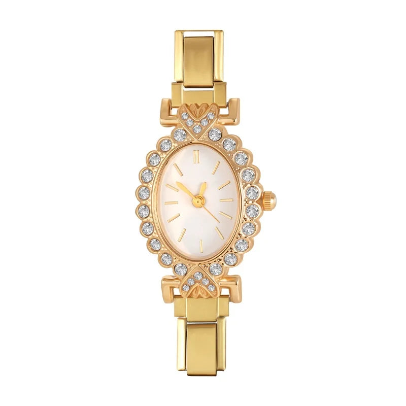 2026 Fashion Men Women's Stainless Steel Rotate Shaking Pearls Round Watch Head Bracelet Bangle for Friend Wife Birthday Jewelry Qme S 7