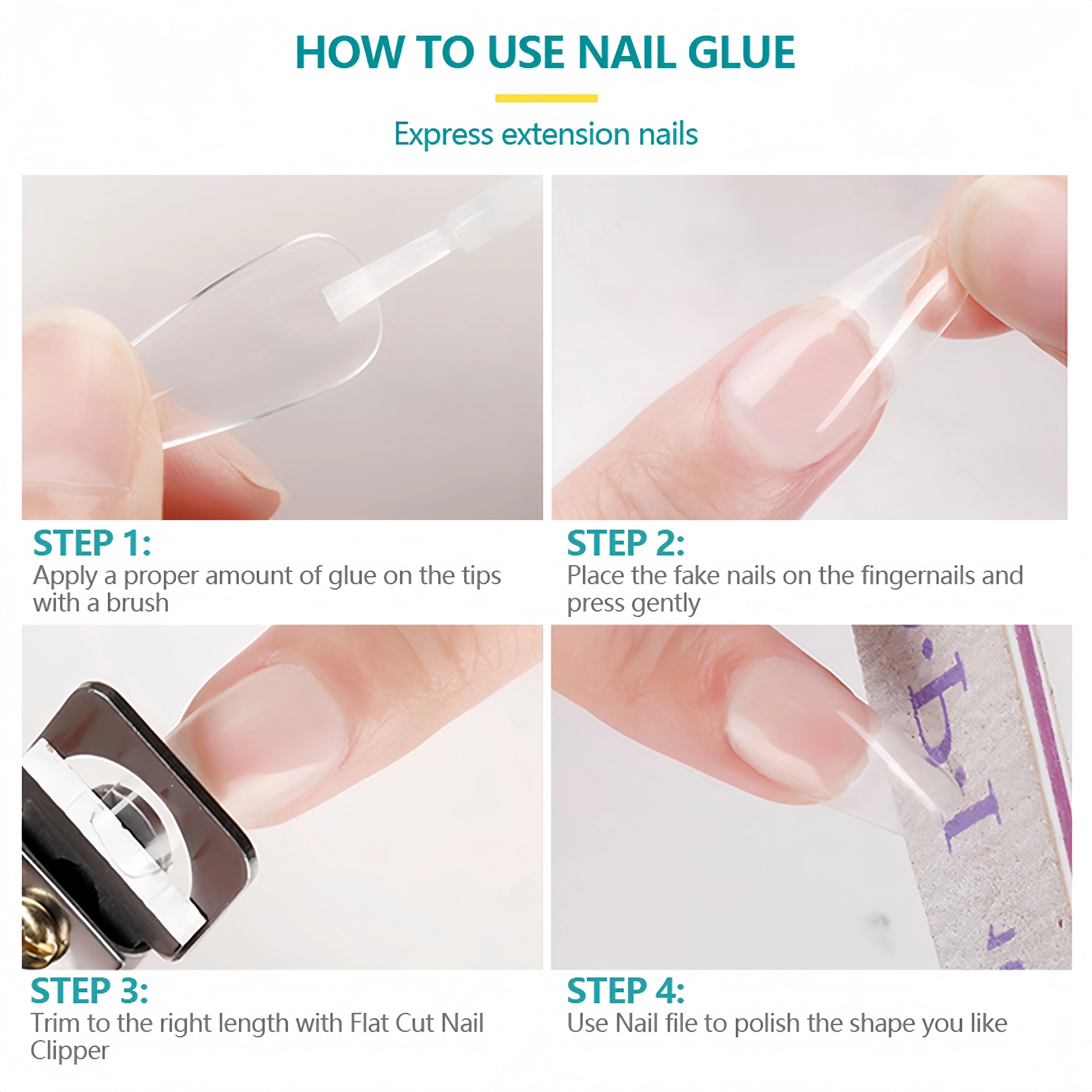 Nailpop Nail Glue 2 Strong Adhesive Fast Drying Long Lasting Qme