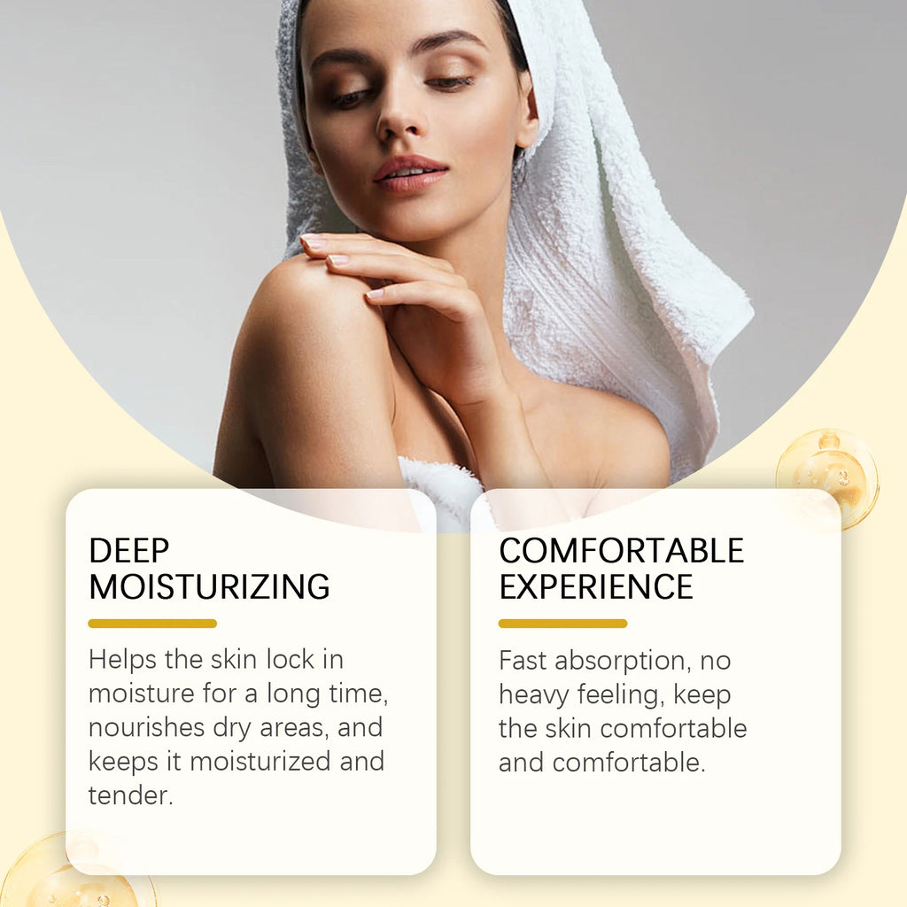 Bee Venom Skin Moisturizer Nourish Dryness Skin Anti Cellulite Firming Brightening Smoothing Body & Face Care Creams Non-Greasy Qme