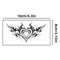 Sexy and charming body temperature-changing tattoo sticker, waterproof and sweatproof, realistic tattoo on the abdomen and chest Qme SWB-004