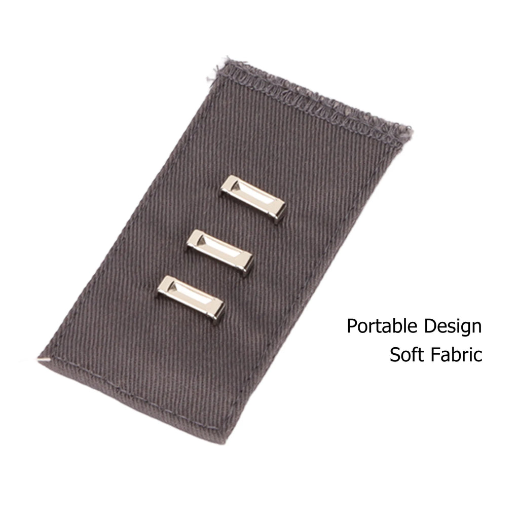 Pants Waist Extender Men Women Portable Soft Adjustable Hook Waistband Extender for Trousers Skirts Pants Waist Extender Qme