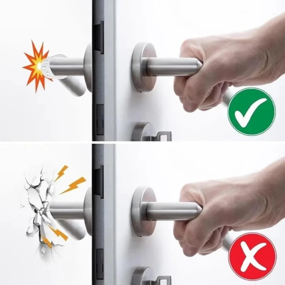 Silicone Cabinet Handle Protection Pads Clear Anti-Collision Stoppers for Furniture Door Drawer Anti-Shock Bumper Pads Qme