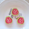 10PCS Mini Adorable Watermelon Flat Back Cabochons Kawaii Fruit Pieces for DIY Scrapbook Gift Wrapping Decor Qme StyleI