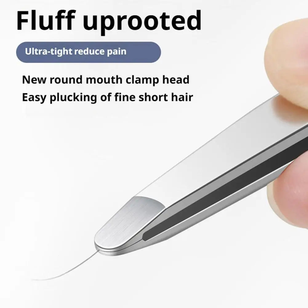 Eyebrow Hair Tweezers Clippers Grooming Scissor Men Women Stainless Qme