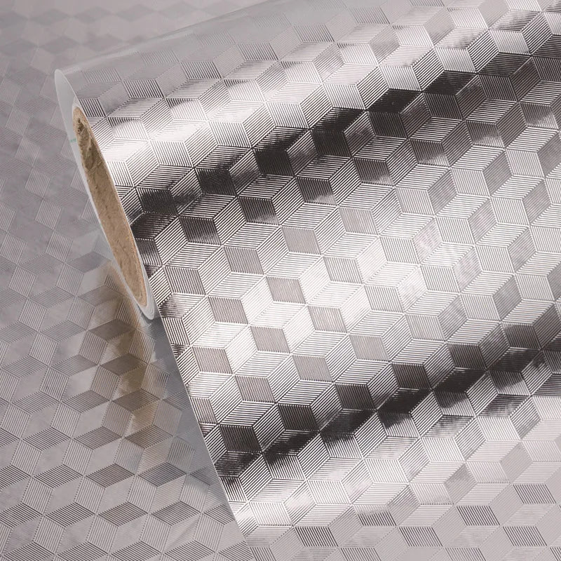 Dark Grey DIY Decorative Film PVC Self Adhesive Wallpaper Furniture