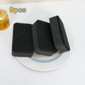 Double Sided Kitchen Sponge Black Seaweed Dishwashing Sponge for Pot Pan Cleaning Qme 9pcs