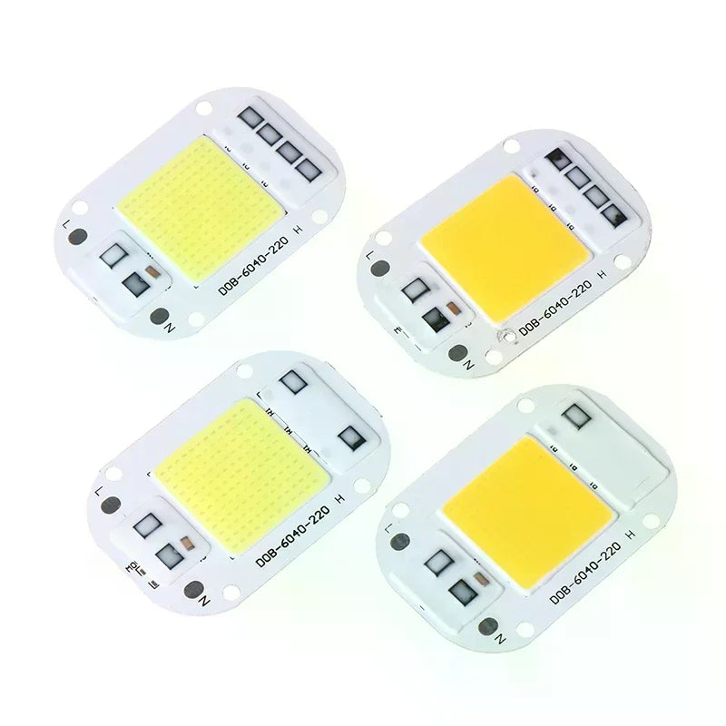LED Chip 20W 30W 50W AC110 220V Smart COB Lamp Beads Without Driver Qme