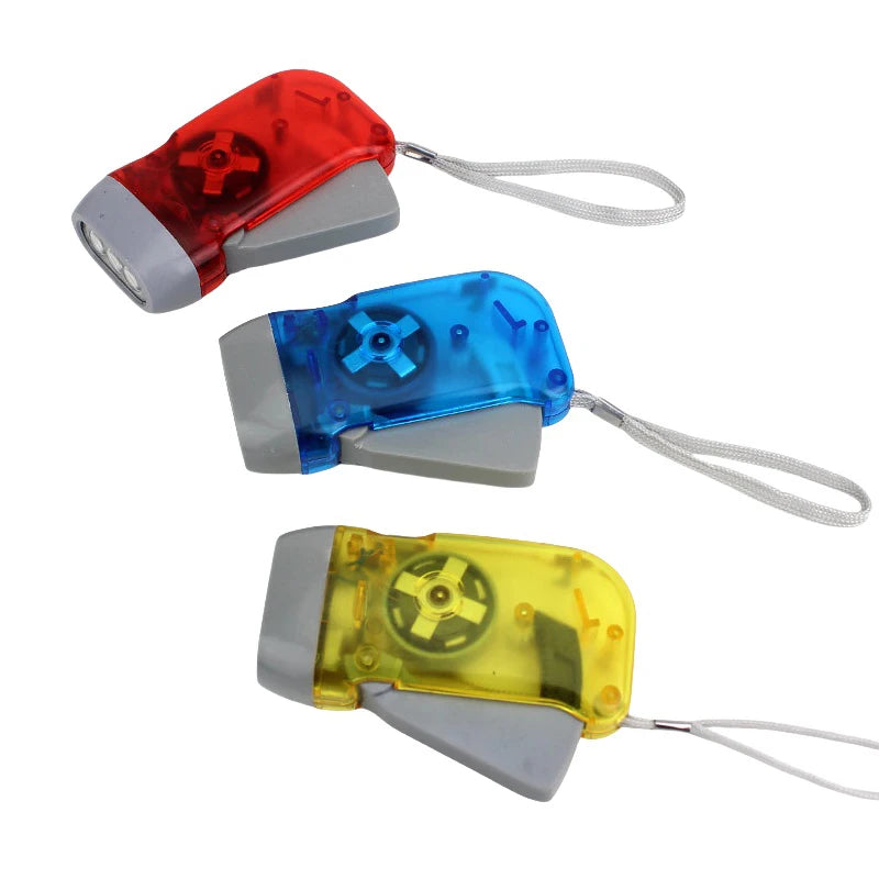 Household Hand-held Self Generating Flashlight Rechargeable Outdoor Qme