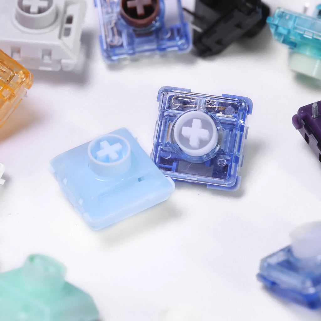 Kailh 12 Different Low Profile Switch Linear Tactile Click Silent Switch and Keycap for Mechanical Keyboard (Experience Package) Qme