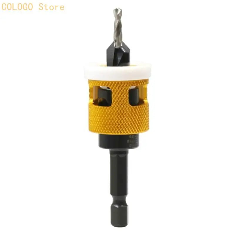 Shank Countersink Drill Bit Depth Stop Efficient Drilling D0LD Qme
