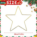 Wire Wreath Frame 6 Pieces Star Shape Decoration Frame Pentagram Macrame Making Rings For Crafts Christmas Wedding Halloween Qme 6pcs China Mainland