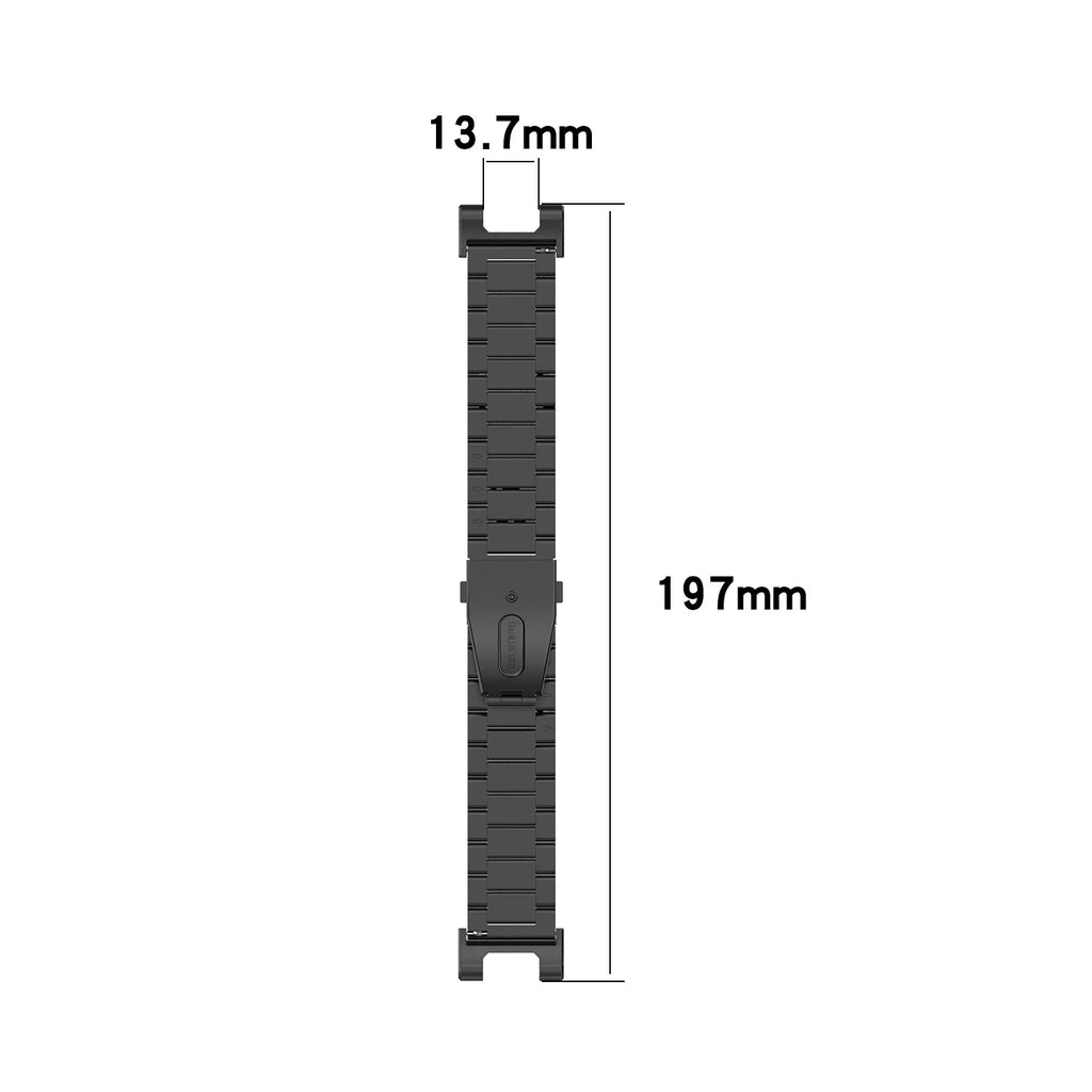 Luxurious Stainless Steel Band For Amazfit T Rex3 Smart Watch Strap Metal Bracelet For Huami Amazfit T Rex 2 Qme