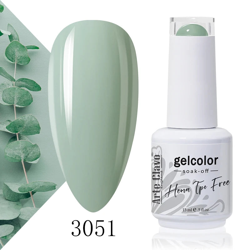 Arte Clavo Colourful Gel Nail Polish Art Varnishes Macaron Semi