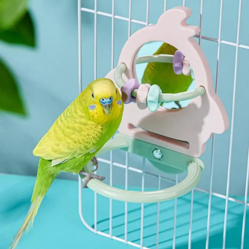 Grinding Teeth Stand Pole Gnawing Bird Toy Birdcage Accessories Qme