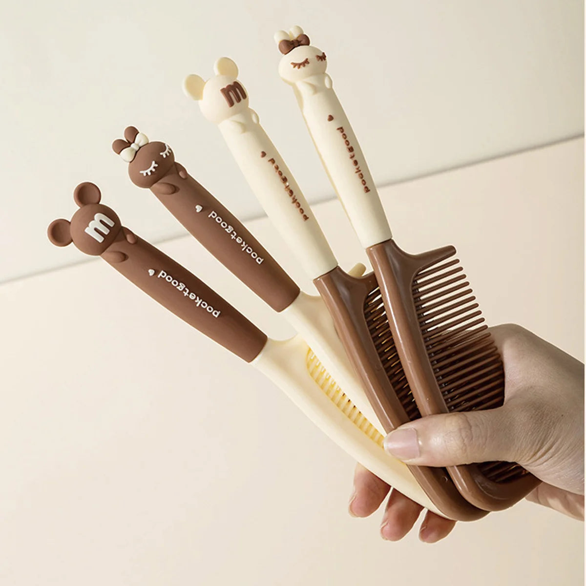 Cartoon Hair Comb Mouse Rabbit Shaped Women Students Styling Tool Qme