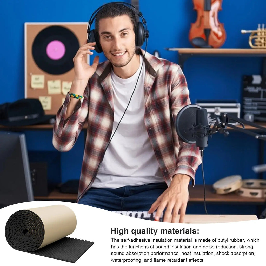 Sound Insulation Panels Dampening Pads Acoustic Noise Reduction Qme
