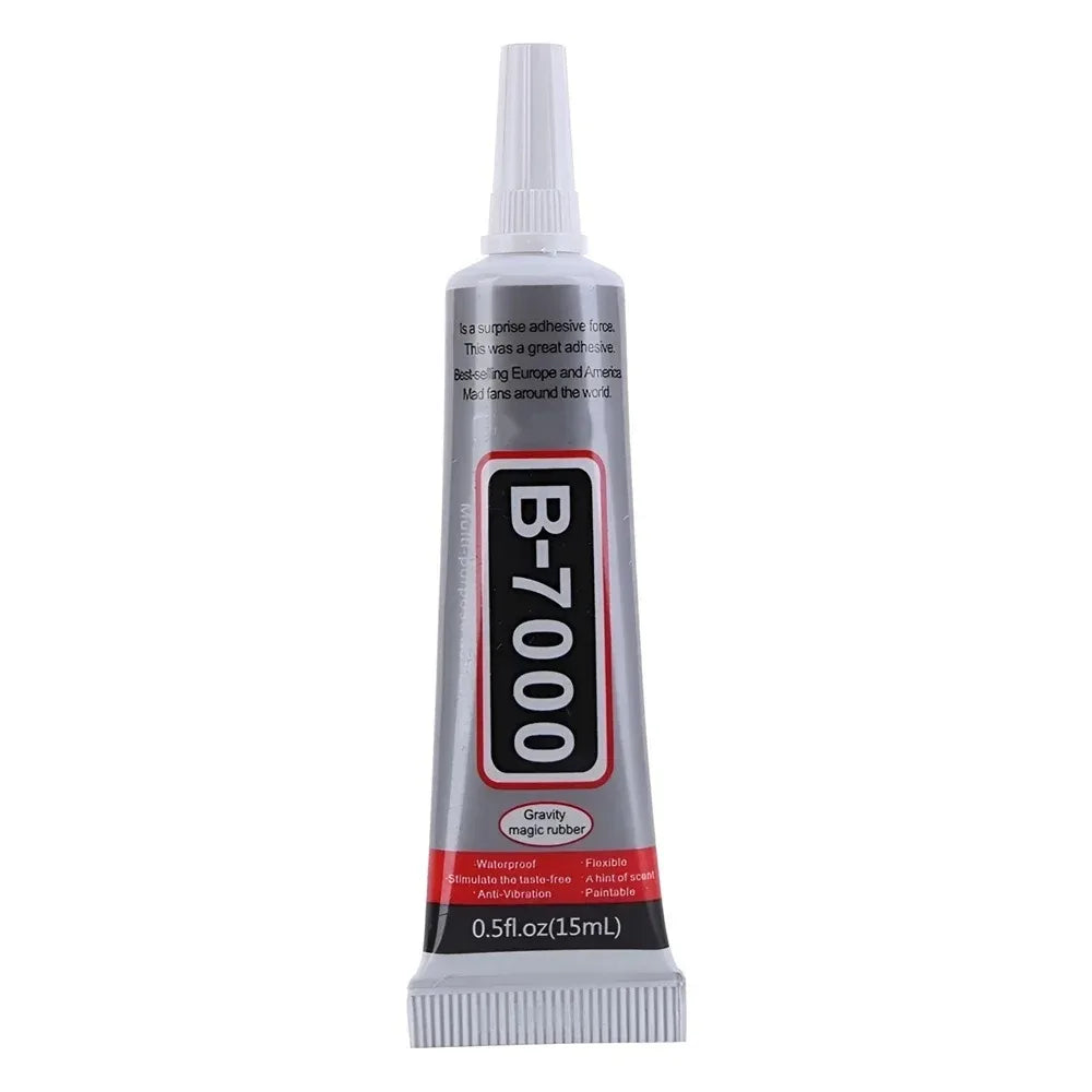 B7000 Glue Clear With Precision Tip, Rhinestone Glue for Nail, Craft Glue, Super Glue, Shoe Glue, Fabric Glue, Jewelry Glue Qme 15ML-1PC