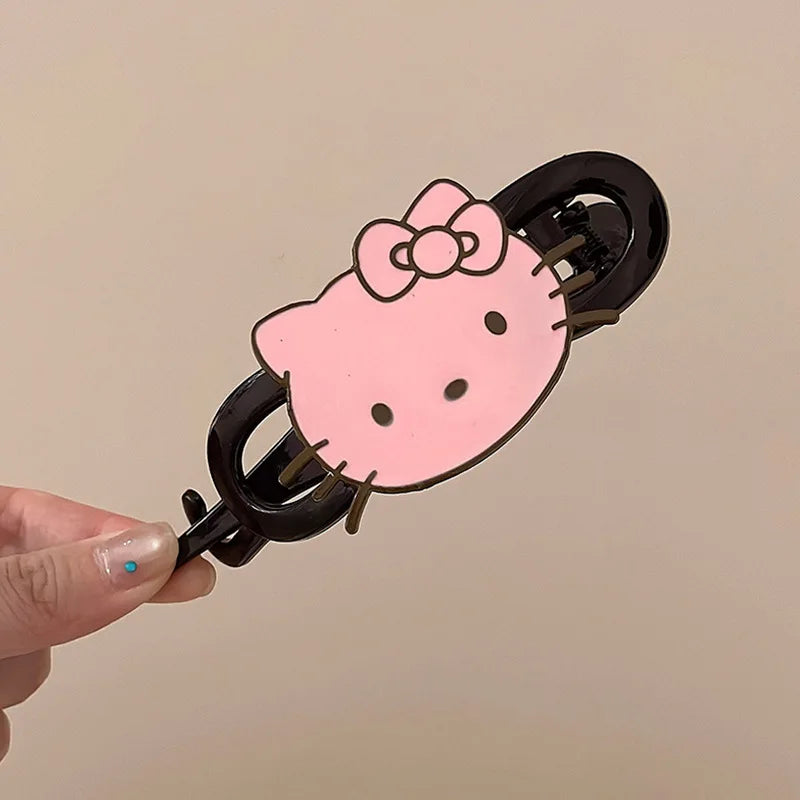 Hello Kitty Cute Cartoon Hair Clips Student Hair Accessories Versatile Hair Clips Hair Clips for Updos and Straight Hair Qme 2