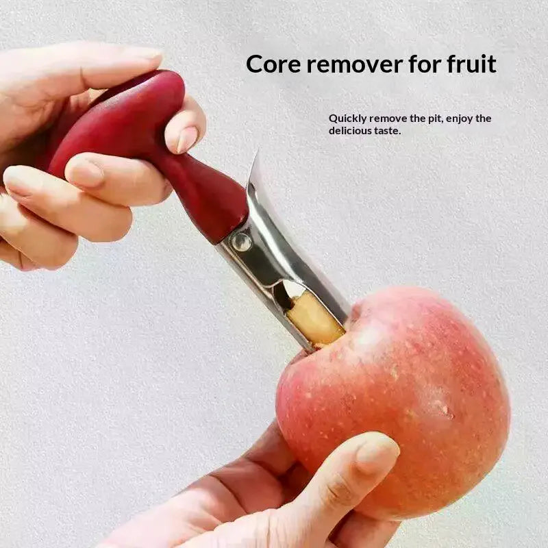 Fruit Corer Stainless Steel Pears Core Remover Tool Fruit Cutter Seeder Kitchen Vegetable Tools for Pear Fruit Preparation Qme