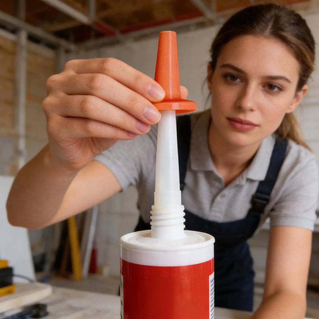 Caulk Cover 3 Leak Protectors Plugs Nozzle Covers Home Workshop Qme