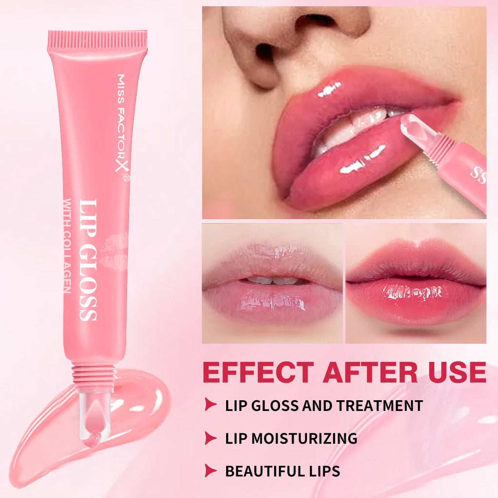 6pcs/box 6-Color Lip Gloss Set Unique Gift Set Long-Lasting Moisturizing Glossy Lip Color Valentine’s Day Gift Thanksgiving Gift Qme