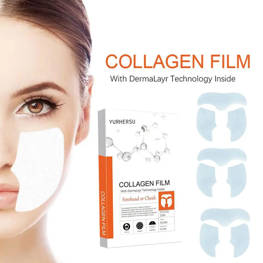 1 Set Collagen Film Water Soluble 2024 Moisturizing Paste Essence Dark Patch Circles Face Collagen Face Skin Care Qme