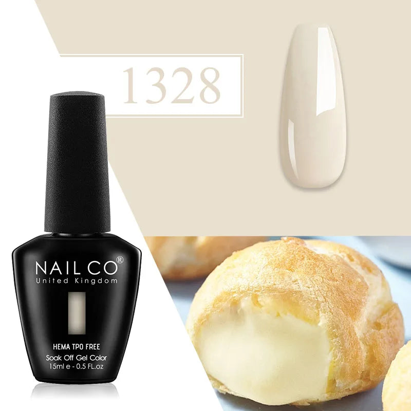 NAILCO Plum Gel Nail Polish Matte Coat Autumn Winter Semi Permanent