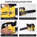 A02F-8Pcs 18Inch Chainsaw Chain 62 Drive Links 0.05In Gauge, 3/8In Pitch, 18In Replacement Chain Low-Kickback Chainsaw Chain Qme As Shown NONE