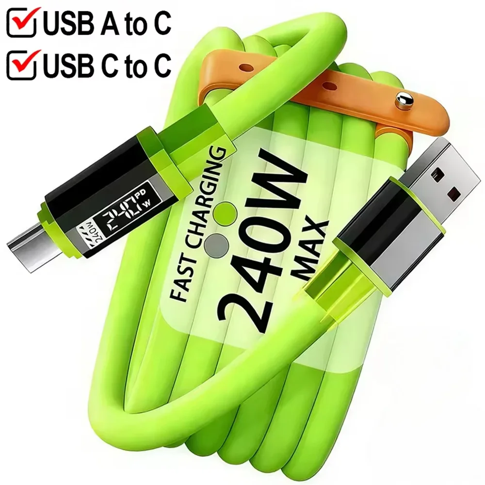 240W USB A USB C To Type C Fast Charging Data Wire 0.3m/1m/1.5m/2m High Power Charger Cord PD QC3.0 Data Cable for Redmi iPhone Qme
