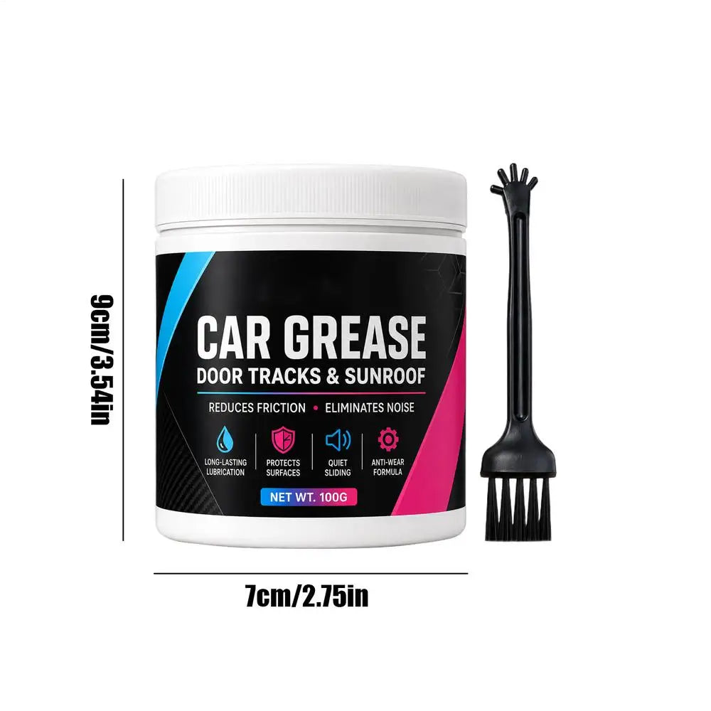 new Car Door Grease 100g Sliding Anti-Rust Door Track Lubrication Multipurpose Grease for Car Trailer Door Hinge Window Track Qme 100g
