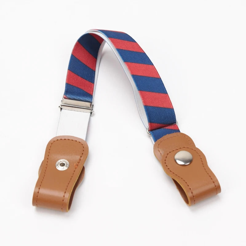 New Child Kids Buckle-Free Elastic Belt No Buckle Stretch Belt for Boys Girls Adjustable Children for Jeans Pants Lazy Belts Qme A3 40-65cm China Mainland