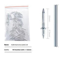 50/100pcs Double Head Nails Seamless Nails Skirting Thread Seamless Nail Without Marks Metal Rust-Proof Nails Wood No Trace Qme 50PCS