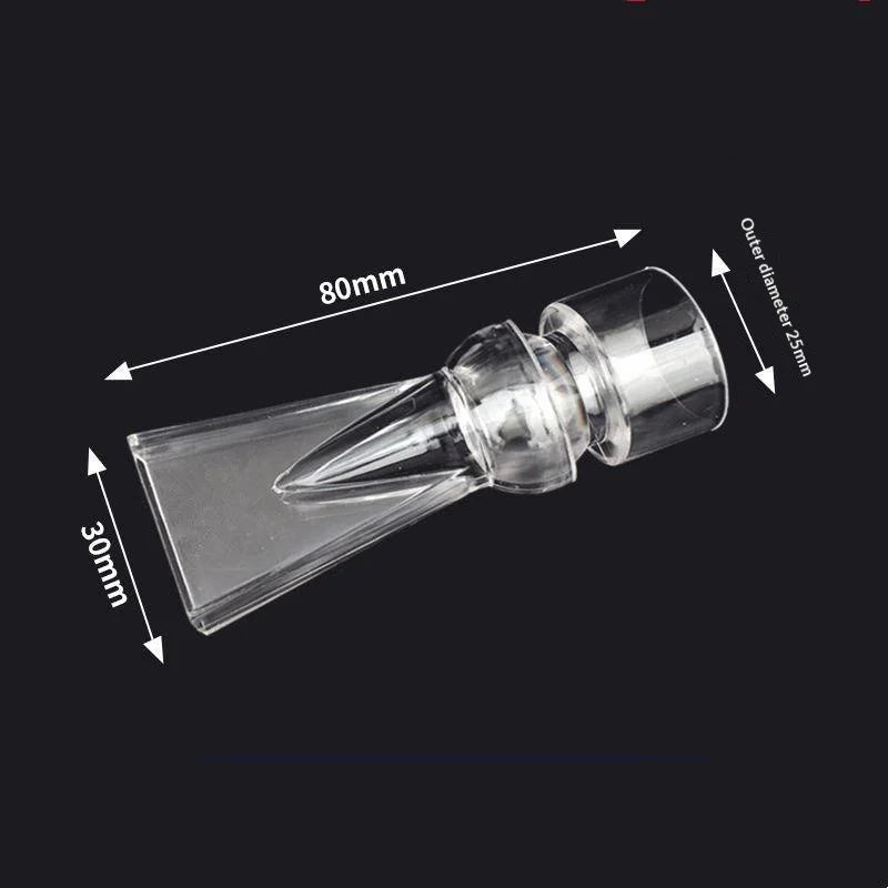 Rotating Water Outlet Return Pipe Connector Plumbing Fitting Acrylic Qme