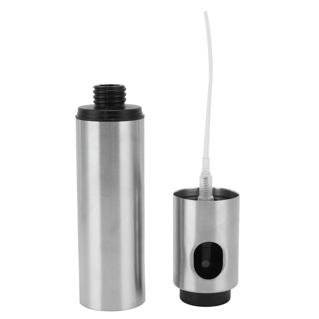 BBQ Oil Bottle Stainless Steel Oil Bottle Can BBQ Oil Bottle Dispenser Kitchen Supplies Cooking Tool Stainless Steel Oil Bottle Qme