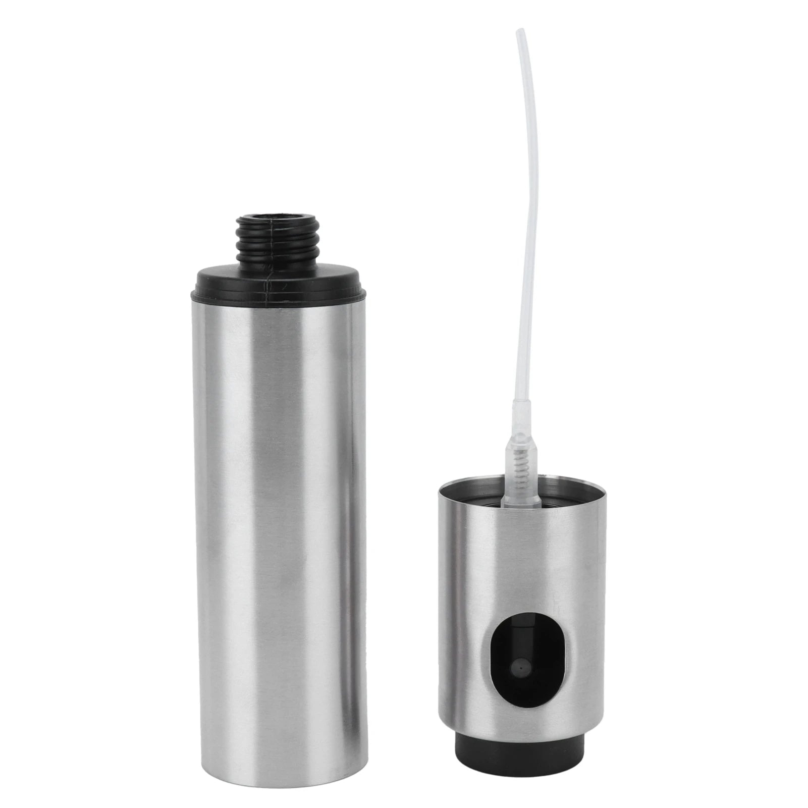 BBQ Oil Bottle Stainless Steel Oil Bottle Can BBQ Oil Bottle Dispenser Kitchen Supplies Cooking Tool Stainless Steel Oil Bottle Qme