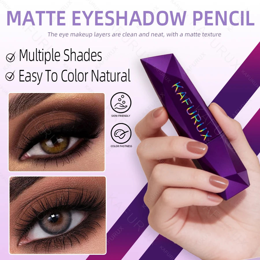 4 Colors Matte Eyeshadow Stikc Eye Shadow Pen Waterproof Nude Makeup Qme