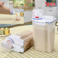 Plastic Cereal Dispenser Food Grain Rice Flour Storage Container Kitchen Household Organizer Supplies Box Storages Qme A