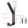 Bicycle Helmet Display Hanger Stand Hat Coat Hook Motorcycle Rack Qme Black
