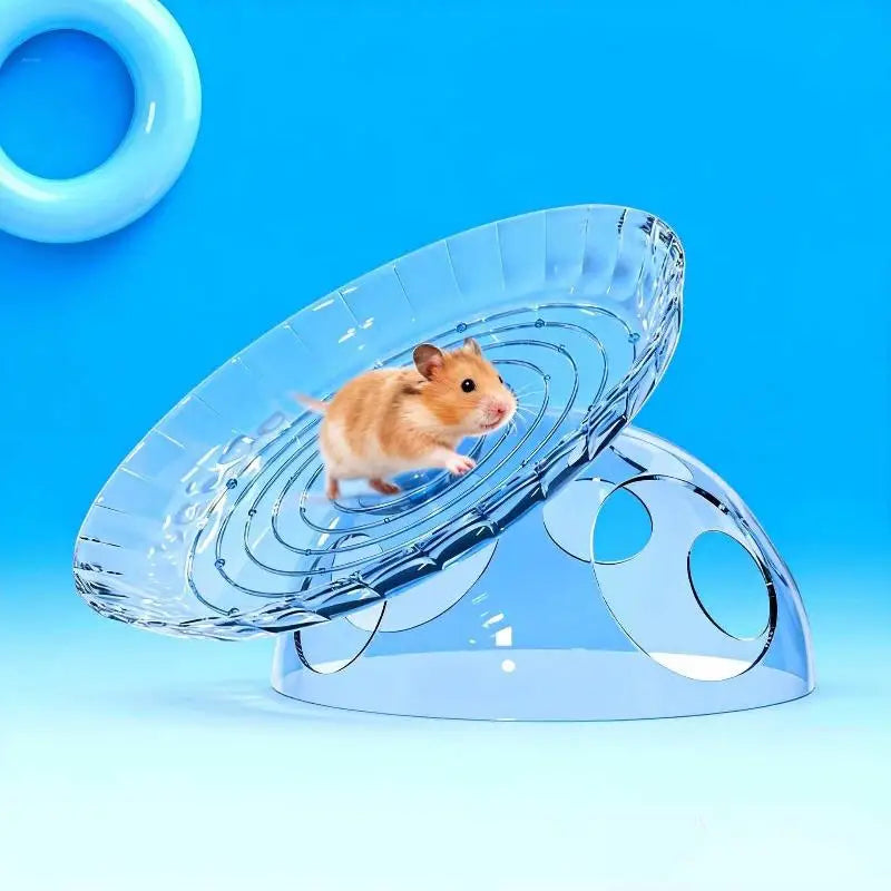 Golden Bear Frisbee Running Wheel Toy Hamster Little Pet Supplies Qme A1