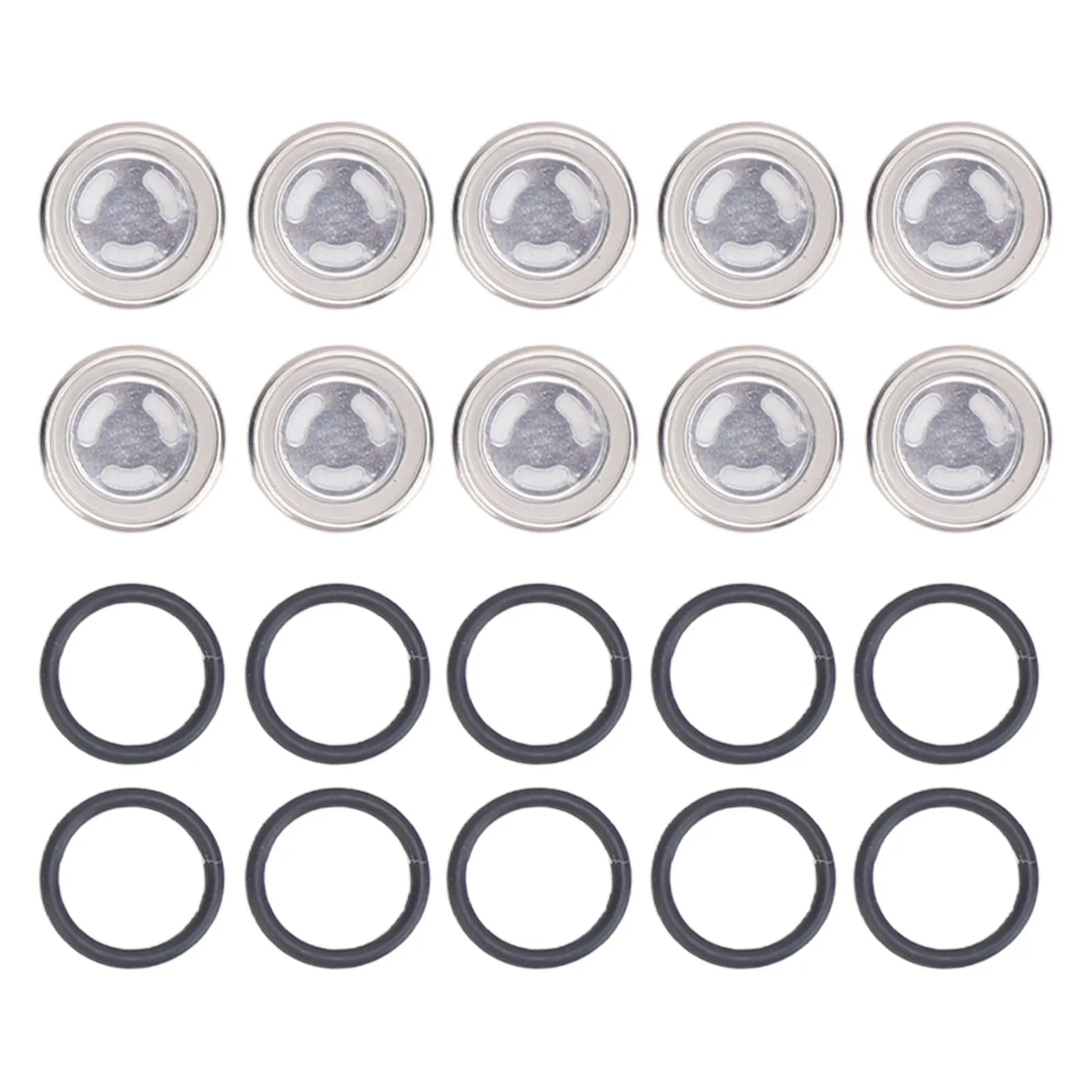 Brake Cylinder Reservoir Sight Glass Brake Master Cylinder Sight Glass with O for Motorcycle ATV Qme 18mm